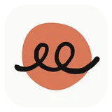 Claude Duet app icon: a terracotta circle and a black squiggle.