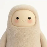 Muse mascot Jolly, a small beige character.