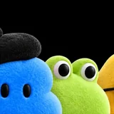 OpenAI dots characters: four colourful plush figures.